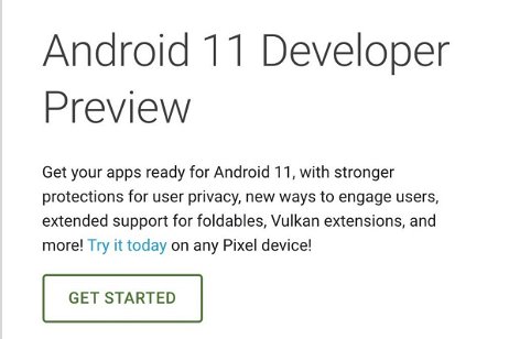 Google is giving the first hints about the Android 11 beta a month ahead of schedule