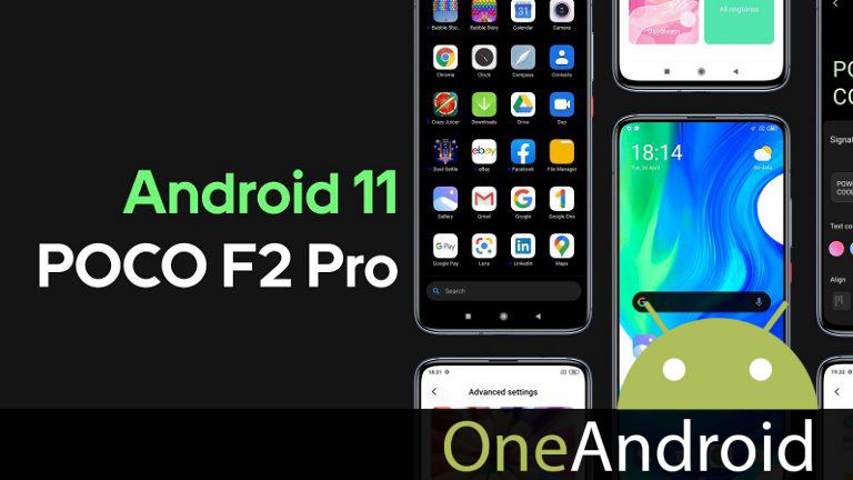 The POCO F2 Pro is updated to Android 11 with MIUI 12