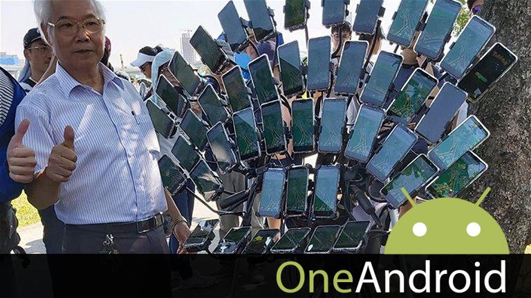 The weird Taiwanese old man playing Pokemon GO with 45 phones